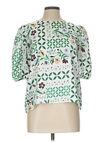 Ann Taylor Short Sleeve Blouse (view 1)