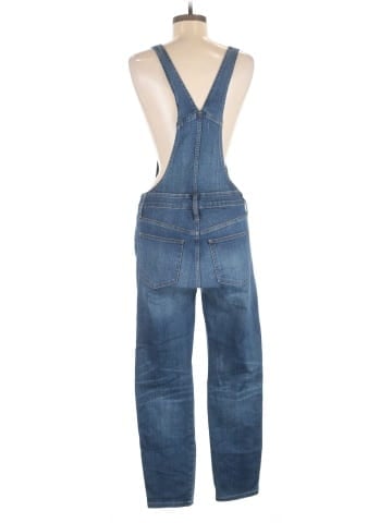 Madewell Skinny Overalls in Jansing Wash (view 2)