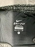 Nike 100% Polyester Chevron-herringbone Silver Athletic Shorts Size S - photo 3
