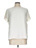 Ann Taylor 100% Polyester Ivory Short Sleeve Top Size L - photo 1