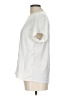 Ann Taylor 100% Polyester Ivory Short Sleeve Top Size L - photo 5