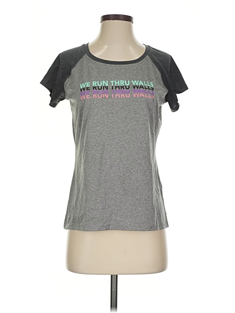 Pre-owned Sport-tek Short Sleeve T-shirt In Gray