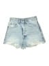 Zara Blue Denim Shorts Size 2 - photo 1