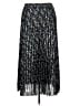 Max Studio 100% Polyester Stars Silver Casual Skirt Size L - photo 2