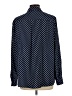 Susan Graver Polka Dots Blue Long Sleeve Blouse Size 12 - photo 2