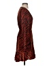 Express 100% Polyester Animal Print Orange Casual Dress Size XS - photo 4