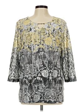 Alfred Dunner 3/4 Sleeve Blouse