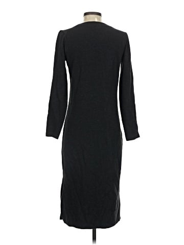 Madewell Long-Sleeve Henley Midi Dress (view 2)