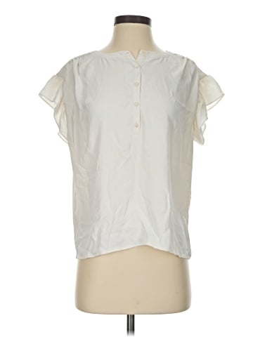 Ann Taylor Short Sleeve Blouse (view 1)