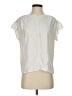 Ann Taylor 100% Polyester Ivory Short Sleeve Blouse Size S (petite) - photo 1