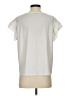 Ann Taylor 100% Polyester Ivory Short Sleeve Blouse Size S (petite) - photo 2