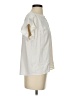 Ann Taylor 100% Polyester Ivory Short Sleeve Blouse Size S (petite) - photo 4