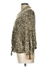 Three Stars Animal Print Green Jacket Size 12 - photo 5