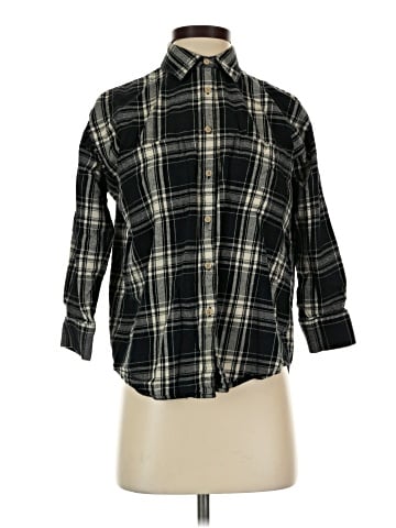 Madewell 3/4 Sleeve Button-Down Shirt (view 1)