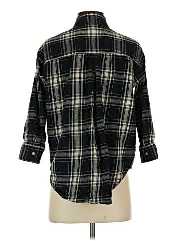 Madewell 3/4 Sleeve Button-Down Shirt (view 2)
