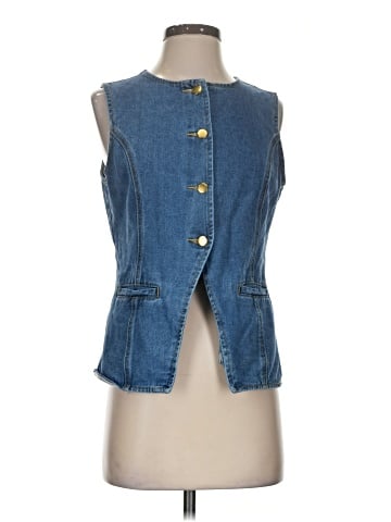 Unbranded Denim Vest (view 1)