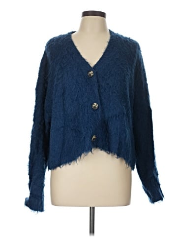 Madewell Brushed V-Neck Cardigan Sweater (view 1)