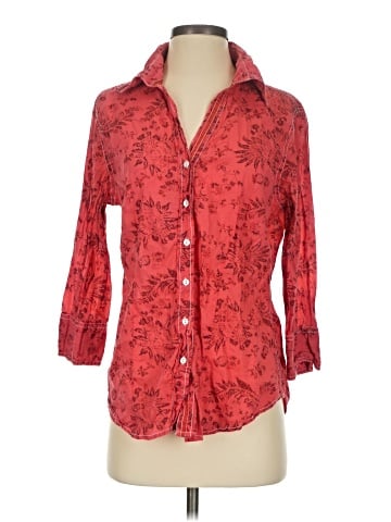 Cino 3/4 Sleeve Button-Down Shirt (view 1)
