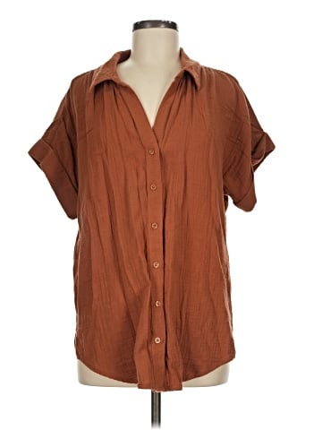 Caslon Short Sleeve Blouse (view 1)
