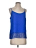 Lilly Pulitzer 100% Polyester Blue Sleeveless Blouse Size S - photo 1