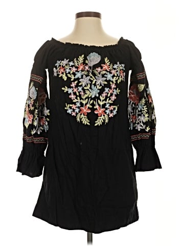 Free People 3/4 Sleeve Blouse (view 1)