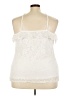 Torrid Ivory Sleeveless Blouse Size 3X Plus (3) - photo 2
