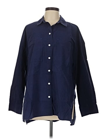 Madewell The Oversized Straight Hem Shirt in Signature Poplin (view 1)