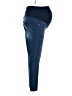 YMI Solid Blue Jeggings Size L - photo 4
