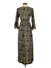 Lapogee Paisley Gray Casual Dress Size S - photo 2