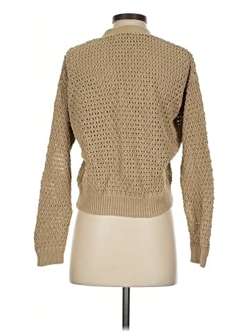 Madewell Open-Stitch Crop Cardigan Sweater (view 2)