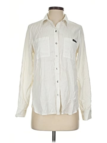CALVIN KLEIN JEANS Long Sleeve Button-Down Shirt (view 1)