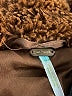 Free People 100% Polyester Brown Coat Size L - photo 3