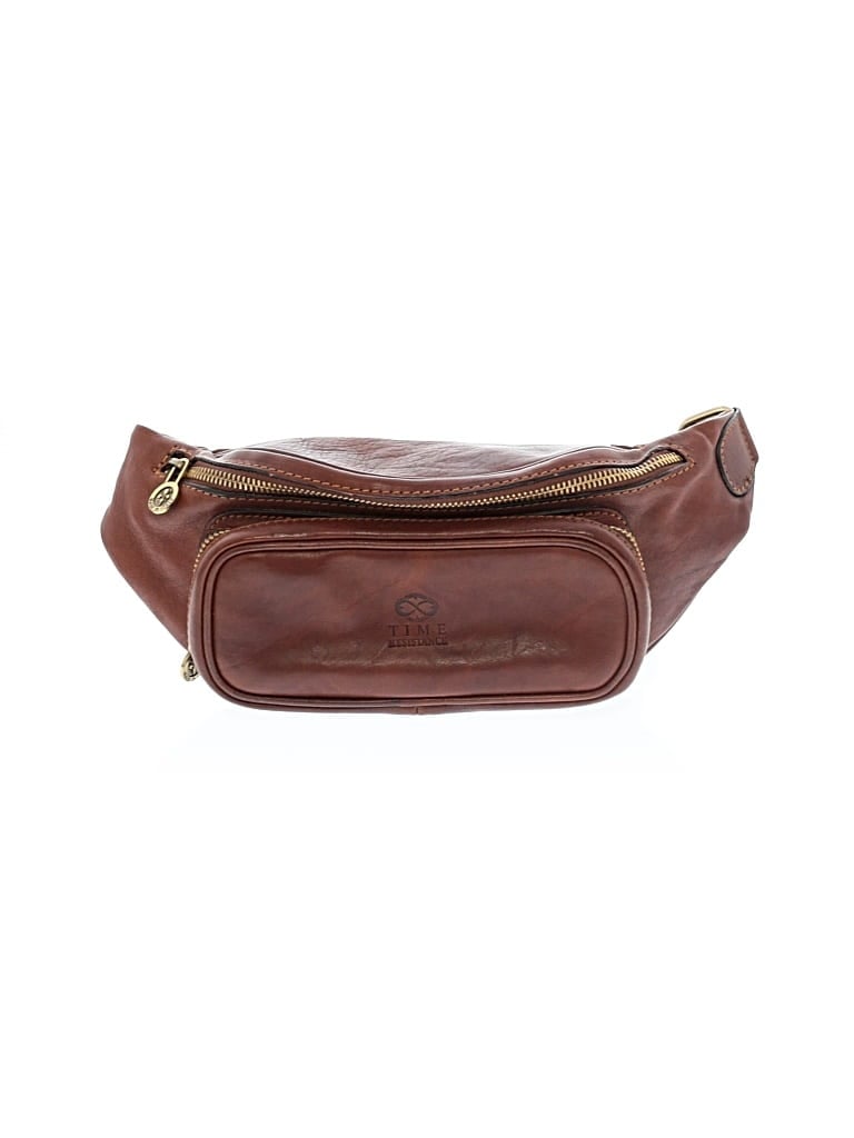 Pre-owned Time Resistance Belt Bag In Brown