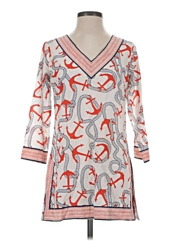 Gretchen Scott Designs 3/4 Sleeve Blouse (view 1)