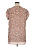 DR2 100% Polyester Pink Short Sleeve Blouse Size XL - photo 2