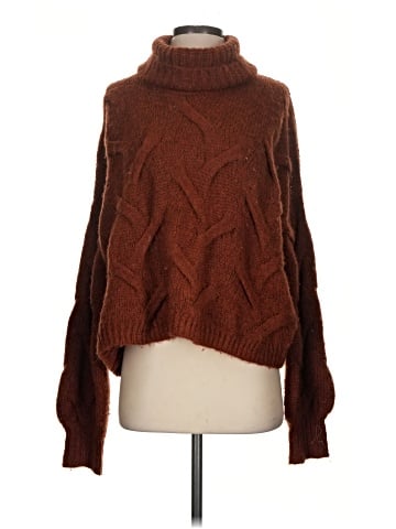 Madewell Somervell Modern Cable Turtleneck Sweater (view 1)