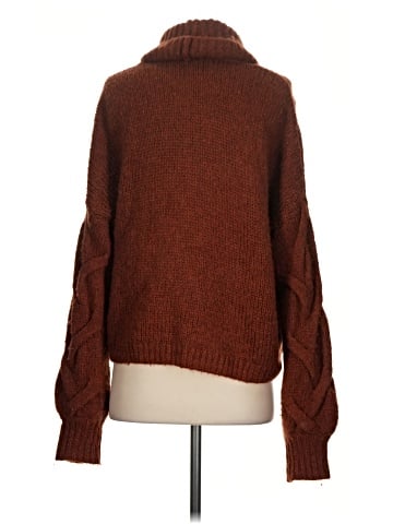 Madewell Somervell Modern Cable Turtleneck Sweater (view 2)