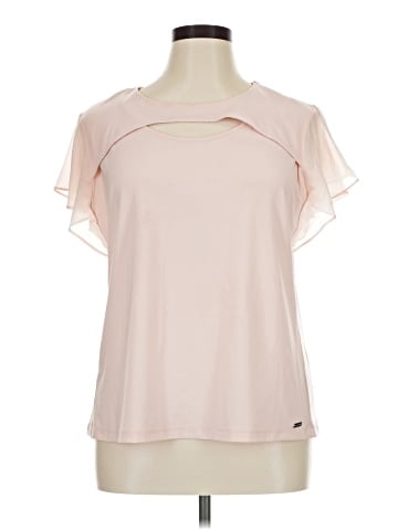 Calvin Klein Short Sleeve Blouse (view 1)
