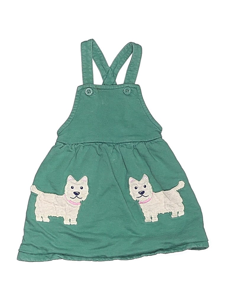 Pre-owned Jojo Maman Bébé Babies' Dress In Green