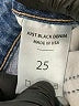 Just Black Hearts Blue Jeans Size 25 waist - photo 8
