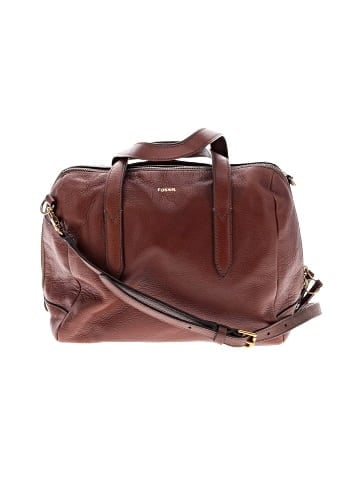 Fossil Leather Satchel (view 1)