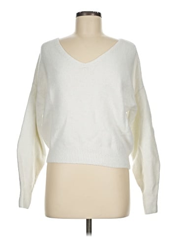 Madewell Wedged V-Neck Sweater (view 1)