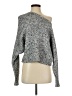 T by Alexander Wang Metallic Gray Pullover Sweater Size XS - photo 1
