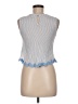Mine Blue Sleeveless Top Size M - photo 2