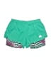 Adidas 100% Polyester Graphic Green Athletic Shorts Size 8 - 10 - photo 1