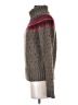 J.Crew Fair Isle Polka Dots Brown Gray Turtleneck Sweater Size S - photo 5