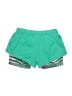 Adidas 100% Polyester Graphic Green Athletic Shorts Size 8 - 10 - photo 2