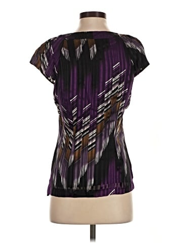 Classiques Entier Short Sleeve Silk Top (view 2)