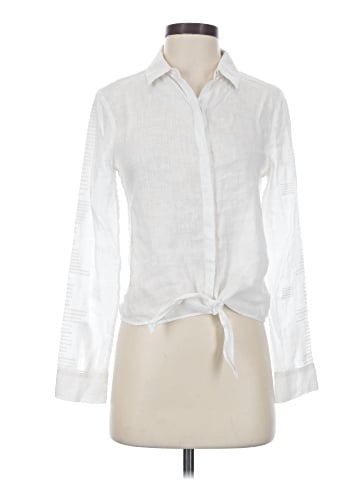 Ecru Long Sleeve Blouse (view 1)