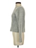 MNG Metallic Gray Turtleneck Sweater Size S - photo 5
